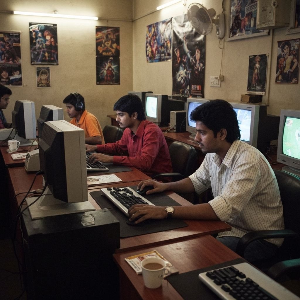 Early Indian eSports - Cyber Cafe Gaming