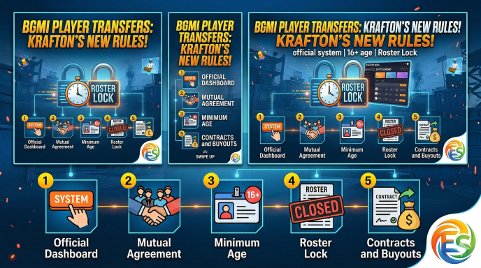 BGMI Transfer Window April 2026: Official Rules, Roster Lock, and BMPS 2026 Impact Explained